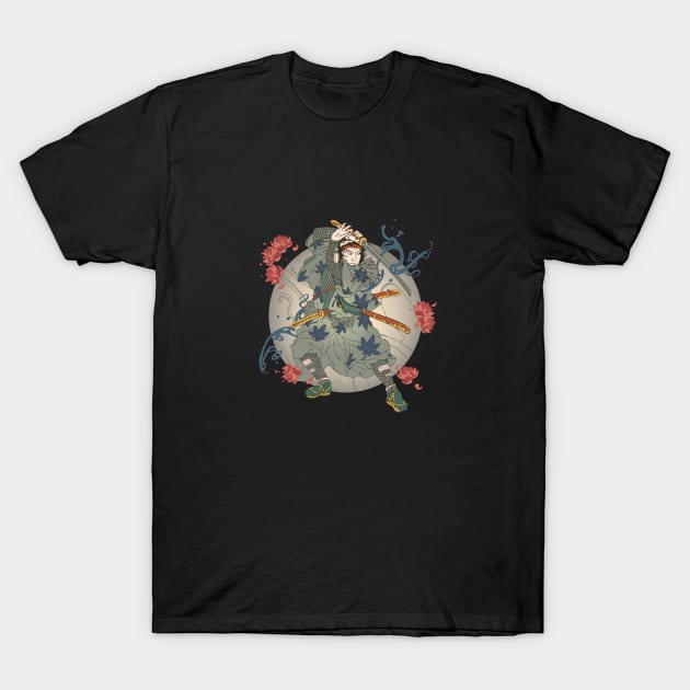 Japanese Suikoden T-Shirt by Arevalo Design